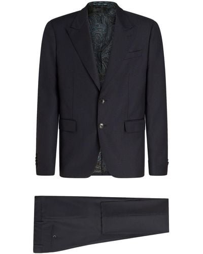 Etro Single-breasted two-piece suit - Blu