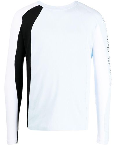 GmbH T-shirt a maniche lunghe con stampa - Bianco