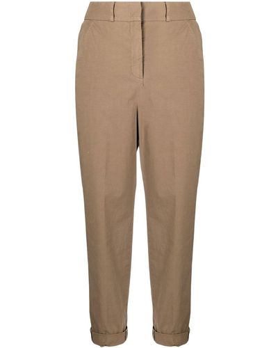 Peserico Pantalones chinos estilo capri - Marrón