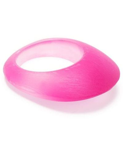 Saint Laurent Gradient-effect Finger Ring - Pink