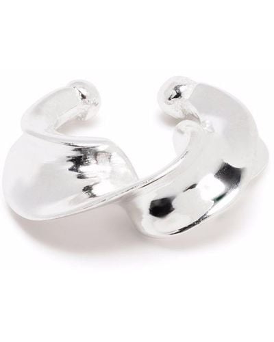 Annelise Michelson Ear cuff Waves in argento sterling - Metallizzato