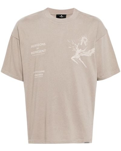 Represent T-shirt Icarus en coton - Blanc