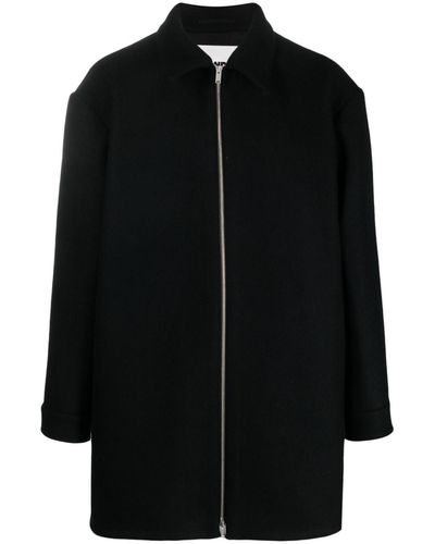 Jil Sander Wool Coat - Black