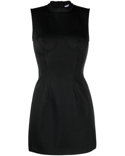 MSGM Mouwloze Mini-jurk - Zwart