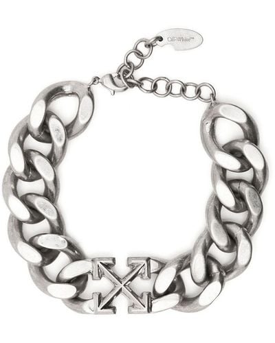 Off-White c/o Virgil Abloh Arrows Chunky Chain Bracelet - Metallic
