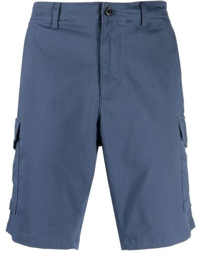 Tommy Hilfiger Mid-rise Cargo Shorts - Blue
