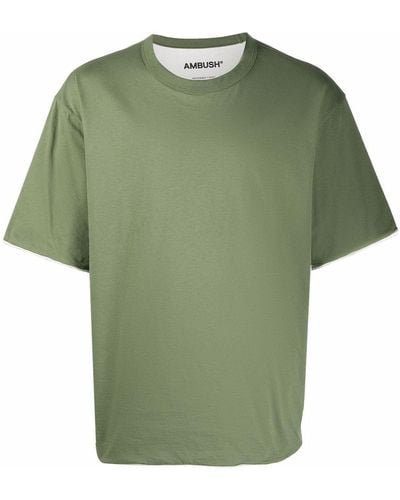 Ambush Reversible Crew-neck Short-sleeve T-shirt - Green