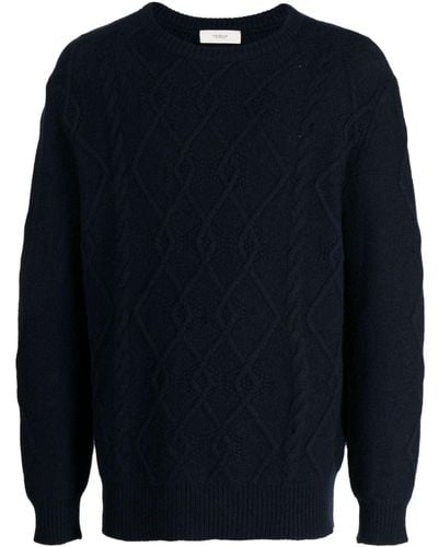 Pringle of Scotland Cable-knit Cashmere Sweater - Blue