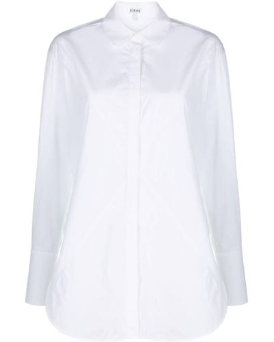 Loewe Puzzle Fold Cotton Shirt - White