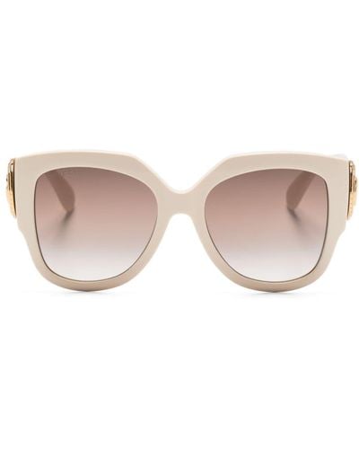Gucci Gafas de sol con montura redonda - Rosa