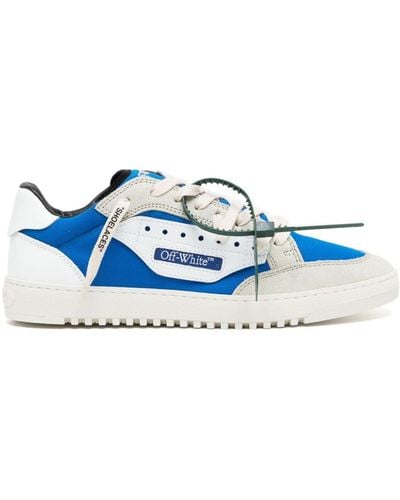 Off-White c/o Virgil Abloh 50 Off Court Sneakers - Blau