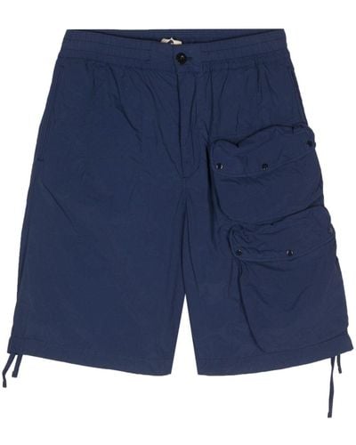 C.P. Company Taffeta Cargo Shorts - Blauw