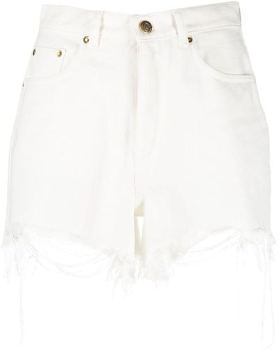 Golden Goose Shorts mit hohem Bund - Weiß
