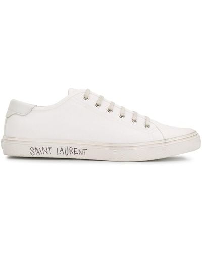 Saint Laurent FLACHE SNEAKERS - Weiß