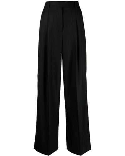 By Malene Birger Cymbaria High-waisted Trousers - Black