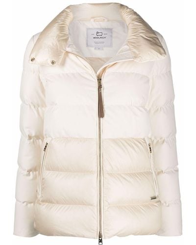 Woolrich Luxe Puffy Padded Jacket - Natural