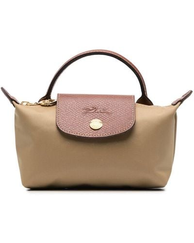 Longchamp Le Pilage Make Up Bag - Natural