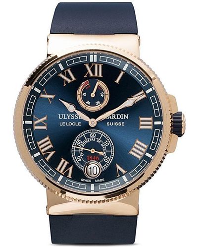 Ulysse Nardin マリーン クロノメーター 43mm - ブルー