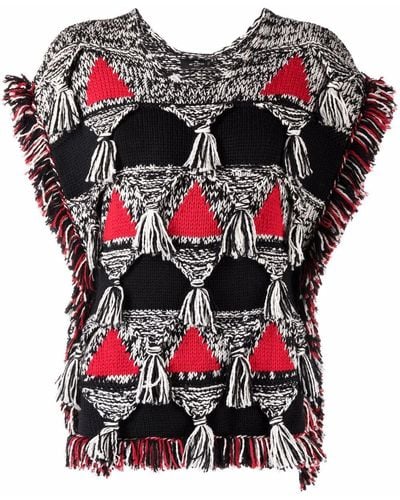 Etro Tassel-detail Wool Sweater - Black