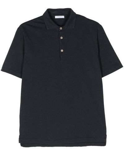 Boglioli Cotton Polo Shirt - Black