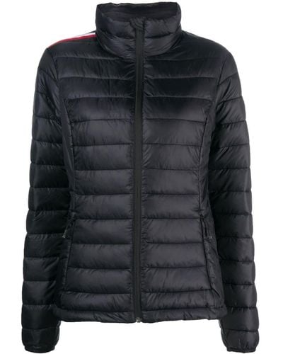 Rossignol Stripe-detail Long-sleeve Puffer Jacket - Black