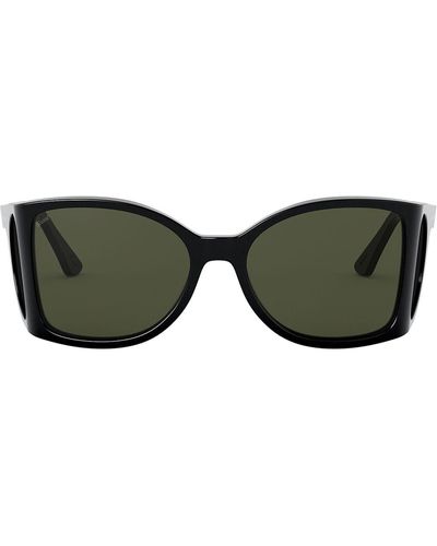 Persol Oversized-Sonnenbrille - Schwarz