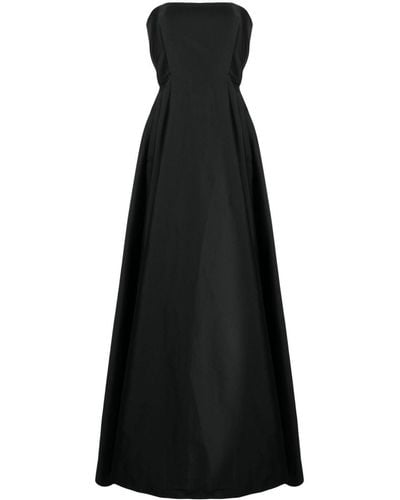 BERNADETTE Isa Taffeta Strapless Gown - Black