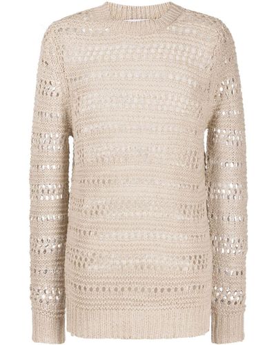 Private Stock The Horatio Open-knit Jumper - Natural