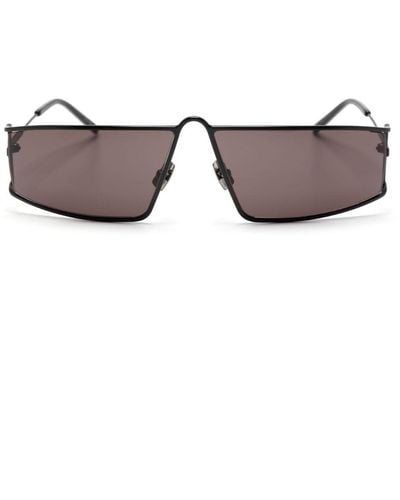 Saint Laurent Lunettes de soleil à monture carrée - Gris