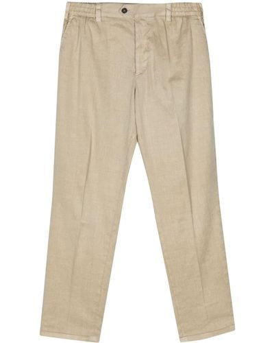 PT Torino Mid-rise Tapered Pants - Natural