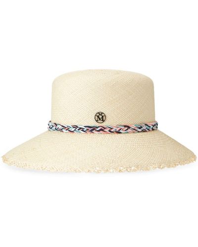 Maison Michel New Kendall Braided-strap Hat - Natural