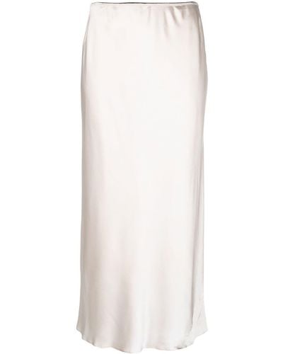 Dorothee Schumacher Silk Blend Slip Skirt - White