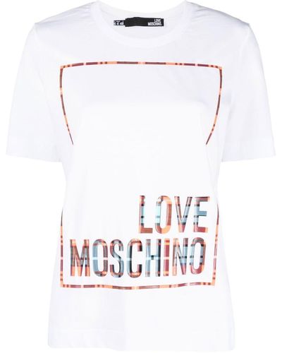 Love Moschino ロゴ Tシャツ - ホワイト