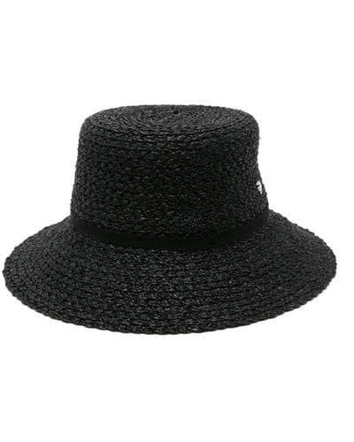 Helen Kaminski Naaima Raffia Sun Hat - Black