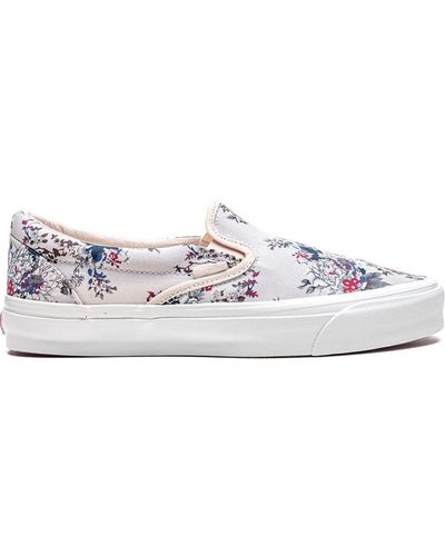 Vans X Kith Og Classic Slip-on 'floral' Sneakers - Roze
