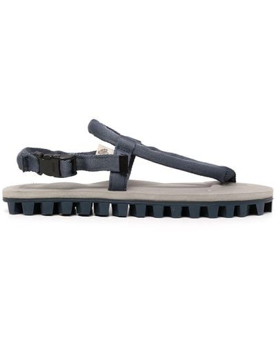 Suicoke Gut Slide-buckled Sandals - Grey