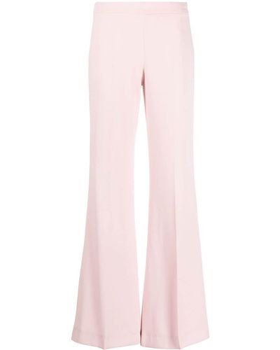 P.A.R.O.S.H. High-waisted Flared Pants - Pink