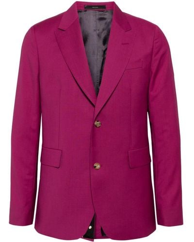 Paul Smith Tailored Single-breasted Blazer - Purple