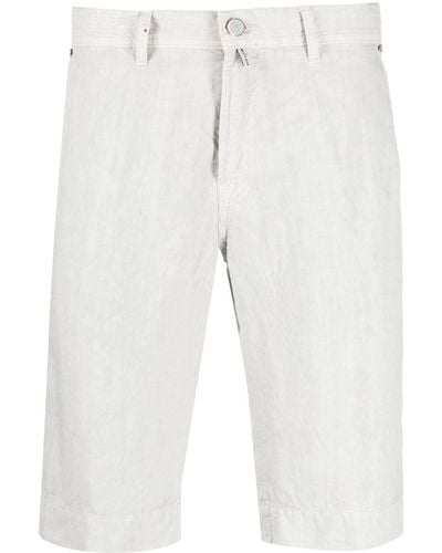 Kiton Knee-length Chino Shorts - White