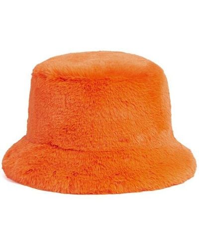 Apparis Gilly Koba Fleece-texture Bucket Hat - Orange