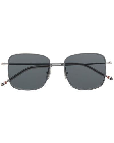 Thom Browne Square Pilot-frame Sunglasses - Gray