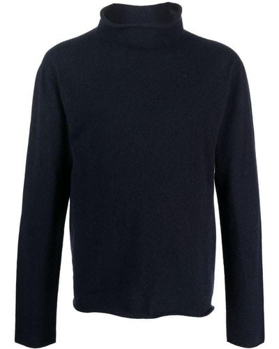 Jil Sander Cashmere-knit Roll-neck Sweater - Blue