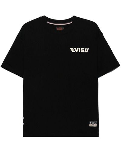 Evisu ロゴ Tシャツ - ブラック