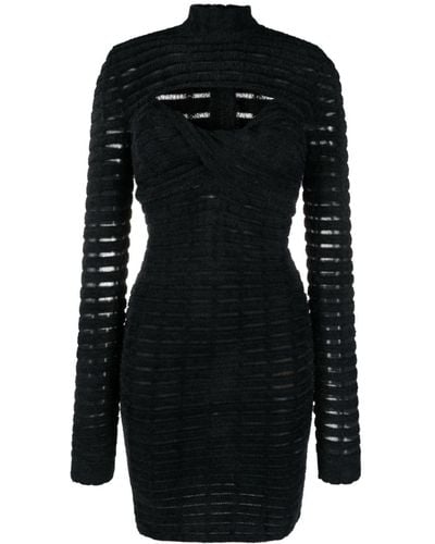 Genny Iconic Cut-out Minidress - Black