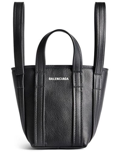 Balenciaga Mini Everyday 2.0 Shoulder Tote Bag - Black
