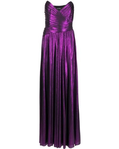 retroféte Waldorf Floor-length Dress - Purple