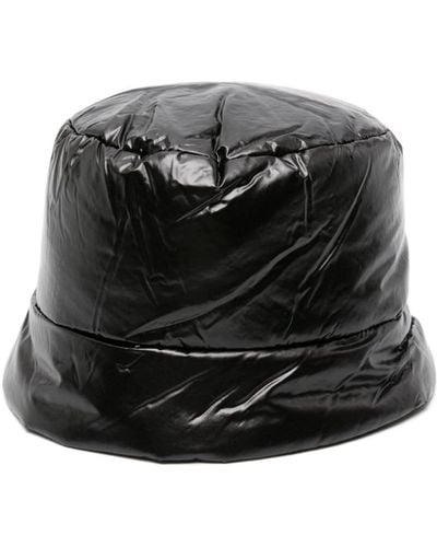 Aspesi Logo-patch Bucket Hat - Black