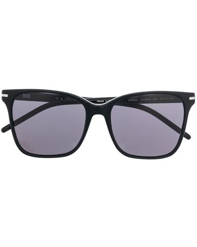 PAIGE Morgan Oversized Square-frame Sunglasses - Black