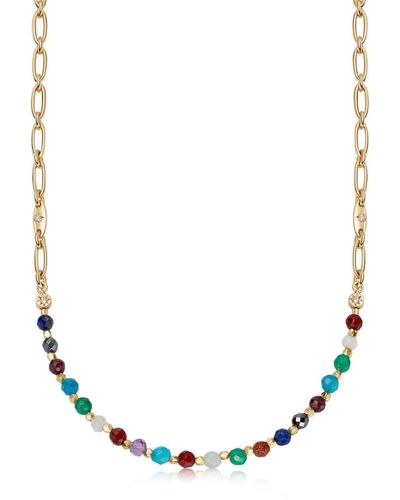 Astley Clarke Orbit And Biography Necklace - Natural
