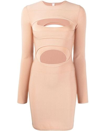 Dion Lee Cut-out Layered Mini Dress - Pink